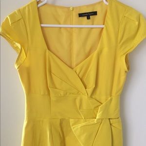 Nanette Lepore Cap-Sleeve Bow Dress